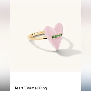 ISO Mejuri Heart Enamel Ring in Pink or Black, size 7 or 8. Thanks!!